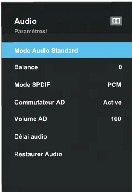 OK ODL 32852FCTIB - Configuration du Menu Son - 1