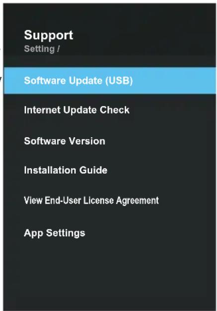 OK ODL 32852FCTIB - Configuring the Support Menu - 1