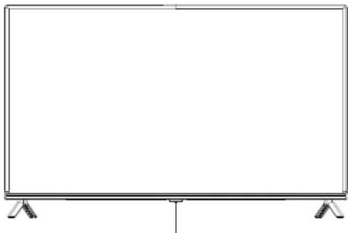 OK ODL 40850FCTB - Voorkant scherm - 1