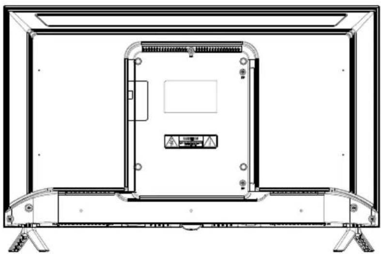 OK ODL 32850FCTAB - Bedienelemente und Anschlüsse auf der Rückseite - 1