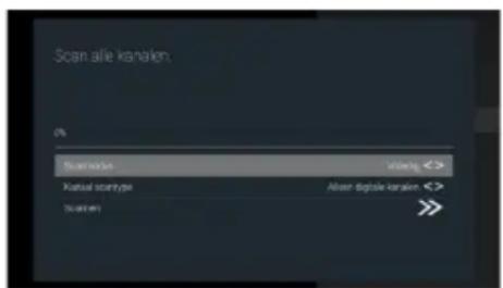 OK ODL 32850FCTAB - Kanalen in de Kabelmodus zoeken - 2
