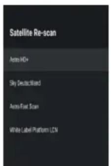 OK ODL 32850FCTAB - Channel search in Satellite mode - 2