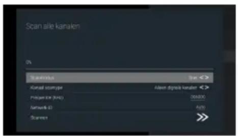 OK ODL 32850FCTAB - Kanalen in de Kabelmodus zoeken - 3