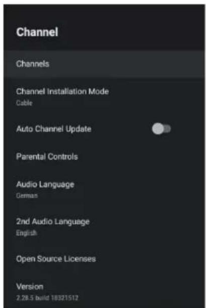OK ODL 32850FCTAB - Channel search in Antenna mode - 1