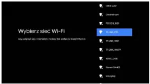 OK ODL 32850FCTAB - Select Wi-Fi network (Wybierz sieć Wi-Fi) - 1