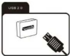 OK ODL 32850FCTAB - Collegamento di un dispositivo USB - 1