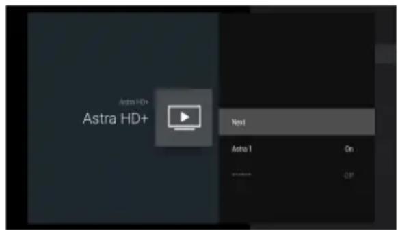 OK ODL 32850FCTAB - Channel search in Satellite mode - 3