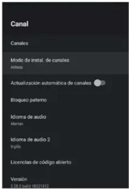 OK ODL 32850FCTAB - Búsqueda de canales en modo antena - 1