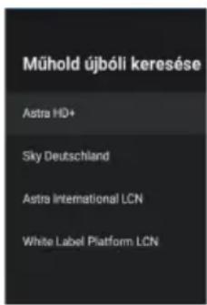 OK ODL 32850FCTAB - Csatornakeresés müholdas módban - 2