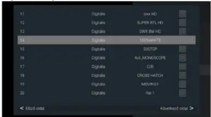 OK ODL 32850FCTAB - Skipping channels (Csatornák kihagyása) - 1