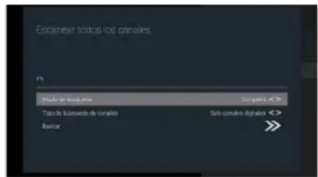 OK ODL 32850FCTAB - Búsqueda de Channel (Canal) en modo Cable - 3