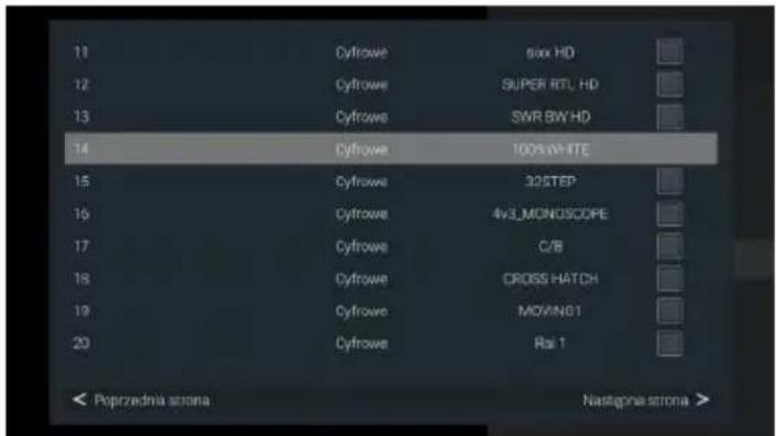 OK ODL 32850FCTAB - Channel list (Lista kanałów) - 1