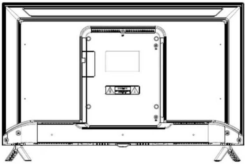 OK ODL 32850FCTAB - Vue arrière pour les commandes et les prises - 1