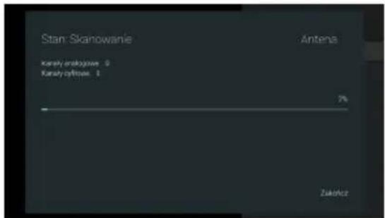 OK ODL 32850FCTAB - Wyszukiwanie kanałów w trybie anteny - 2