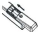 OK ODL 32850FCTAB - Instalowanie baterii w pilocie - 3