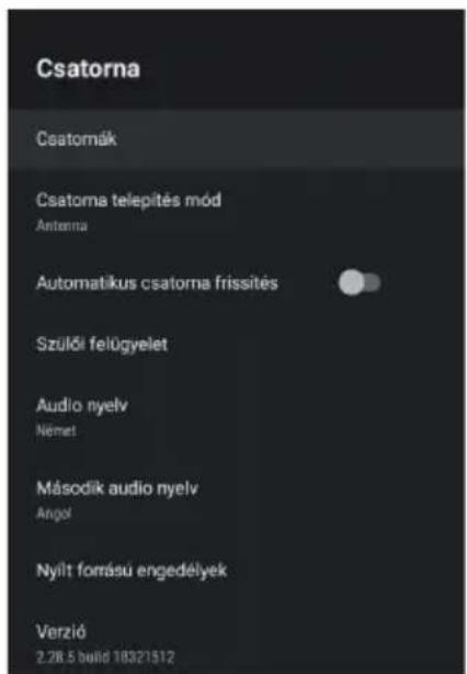 OK ODL 32850FCTAB - Csatornakeresés antenna módban - 1