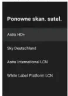 OK ODL 32850FCTAB - Wyszukiwanie kanałów w trybie telewizji satelitarnej - 2