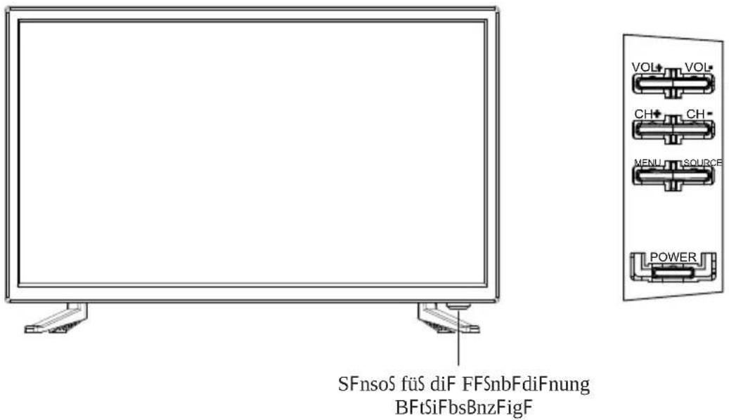 OK ODL 24850HCTIB - Frontblende - 1
