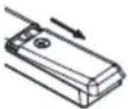OK ODL 32751FCTIB - Instalowanie baterii w pilocie - 1