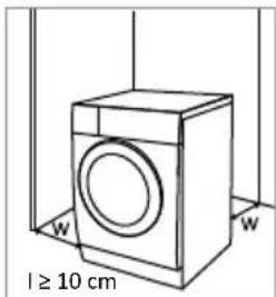 Tomado TDC8001W - Installation du TUYAU de vidange externe (INCLUS) - 2