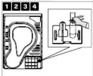 Tomado TDC8001W - DEN EXTERNEN ABLASSSCHLAUCH ANSCHLIESSEN (ENTHALTEN) - 1