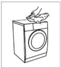 Tomado TDC8001W - CLEANING THE EXTERIOR OF THE APPLIANCE - 1