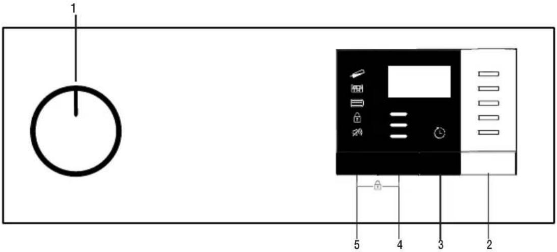 BEKO DCU9203020BXT - Bedieningspaneel - 1