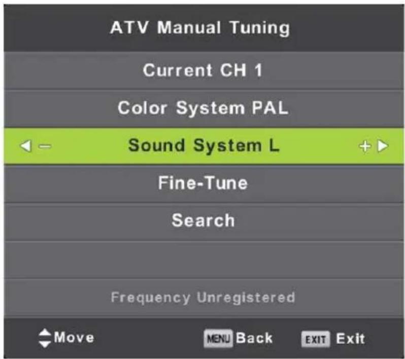 LENCO DVL240 - ATV Manual Tuning - 1