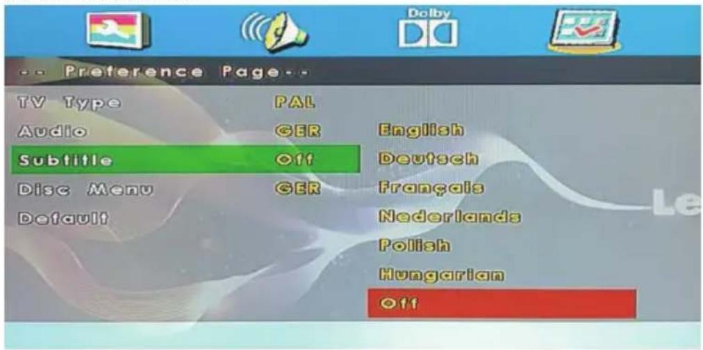 LENCO DVL240 - Untertitel - 1