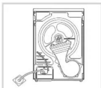 Tomado TDH8001W - DEN EXTERNEN ABLASSSCHLAUCH ANSCHLIESSEN (ENTHALTEN) - 1