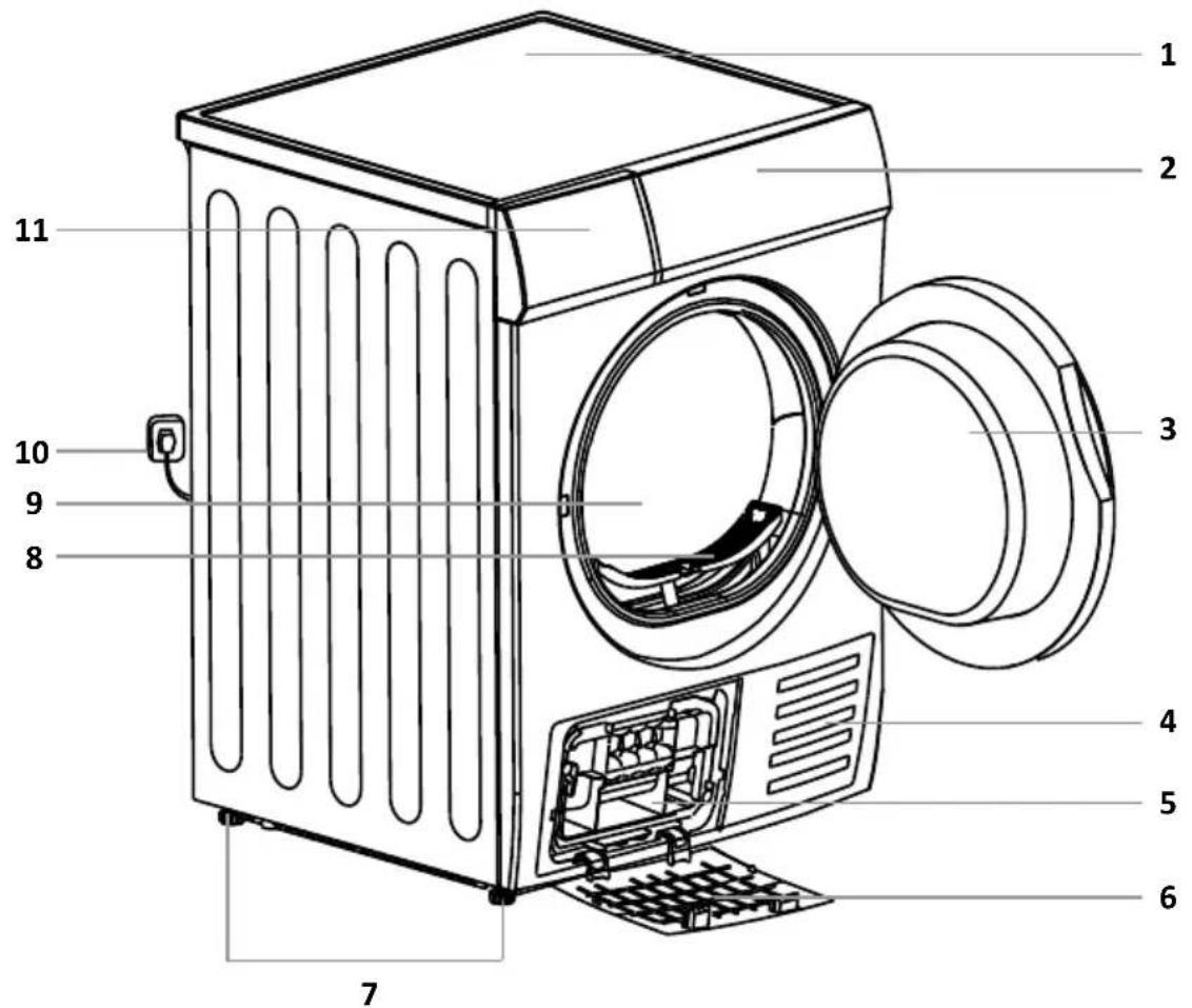 Tomado TDH8001W - PRODUKTBESCHREIBUNG - 1