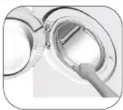 BEKO WTV7714MM1 - Nettoyage du hublot et du tambour - 2