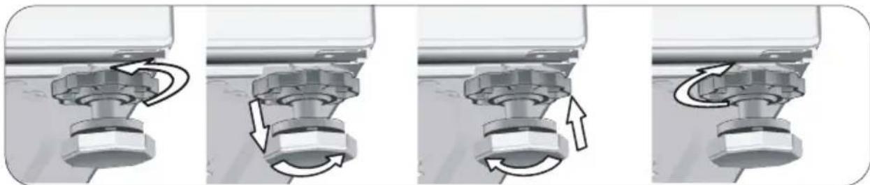 BEKO WTV7714MM1 - Réglage des pieds - 2