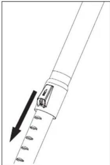 BEKO VCO 42701 AR - Установка/снятие телескопической трубки - 2