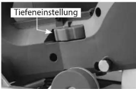 Tiefeneinstellung