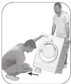 BEKO WTE10741BSCDOS1 - Verpakkingsversteviging verwijderen - 1