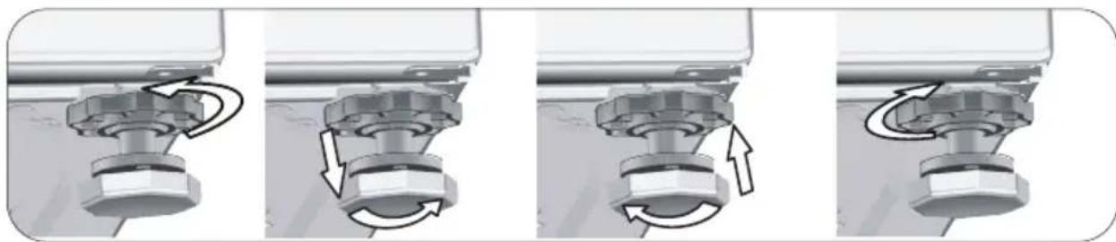 BEKO WTE10741BSCDOS1 - Réglage des pieds - 2