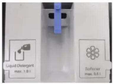 BEKO WTE10741BSCDOS1 - Ajout de détergents liquides et d'adoucissants - 1