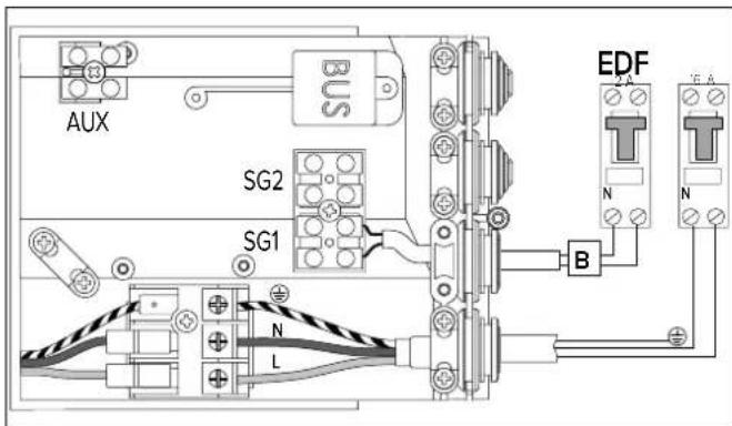 Atag Energion Nuos Plus 200 - ELEKTRISCHE AANSLUITING MET DAL- EN PIEKTARIEF EN HC-HP SIGNAAL (24h/24h) - 1