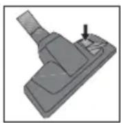 BEKO VCO 42702 AD - Adjusting the parquet/ carpet brush - 1
