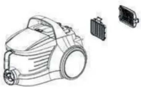 BEKO VCO 42702 AD - Filtr HEPA i filtr wylotowy - 1