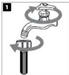 Tomado TWM9001W - Cleaning the inlet filter in the water tap - 1
