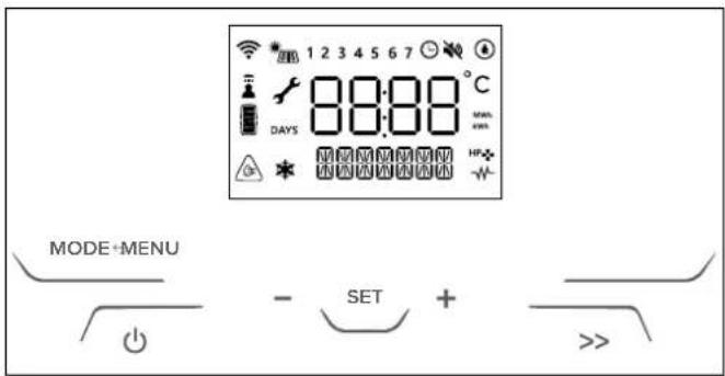 Atag Energion Nuos Plus 250 - Panneau de commande - 1