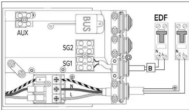 Atag Energion Nuos Plus 250 - ELECTRICAL CONNECTION WITH DUAL POWER SUPPLY AND HC-HP SIGNAL (power supply 24h/24h) - 1