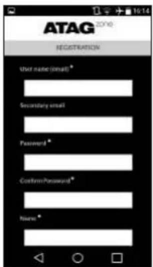 Atag One Zone - REGISTRATIE ACCOUNT - 2