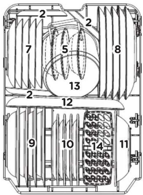 OK ODW 4531 E BI - Plan de chargement du panier - 1