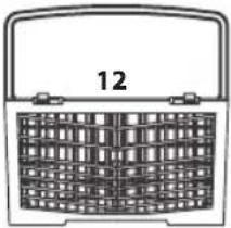 OK ODW 131 F - Loading the dishwasher basket - 13