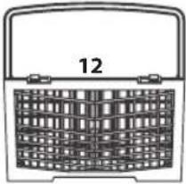 OK ODW 131 F - Charger le panier du lave-vaisselle - 12