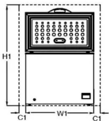BEKO CF100WN - Plaatsvereiste - 1