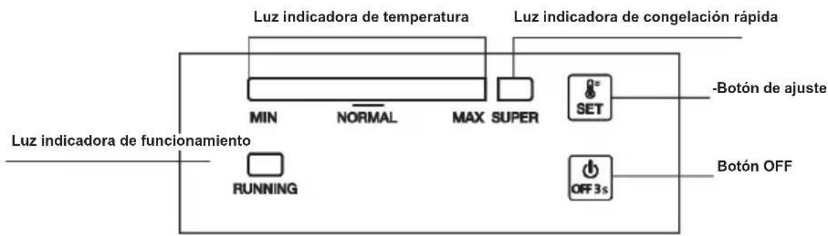 BEKO CF100WN - Ajuste de temperatura - 1